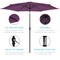 Best Choice Products 10ft Outdoor Steel Market Patio Umbrella w/ Crank, Tilt Push Button, 6 Ribs